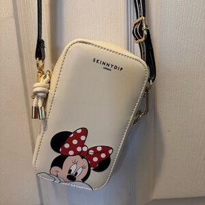 White Minnie Mouse Crossbody Bag